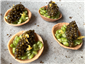 teardrop pea tartlet